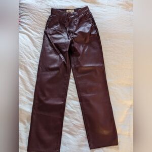 Madewell Faux Leather Pants